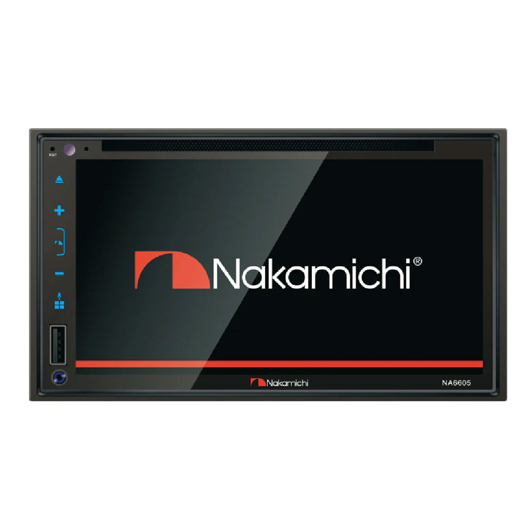 Radio Nakamichi NA6605 6.8 Pulgadas Apple Carplay & Android Auto DVD Bluetooth