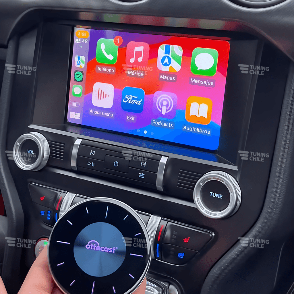 Ottocast "OTTOAIBOX" (Carplay & Android Auto) - Adaptador Inalámbrico | Netflix, YouTube y más