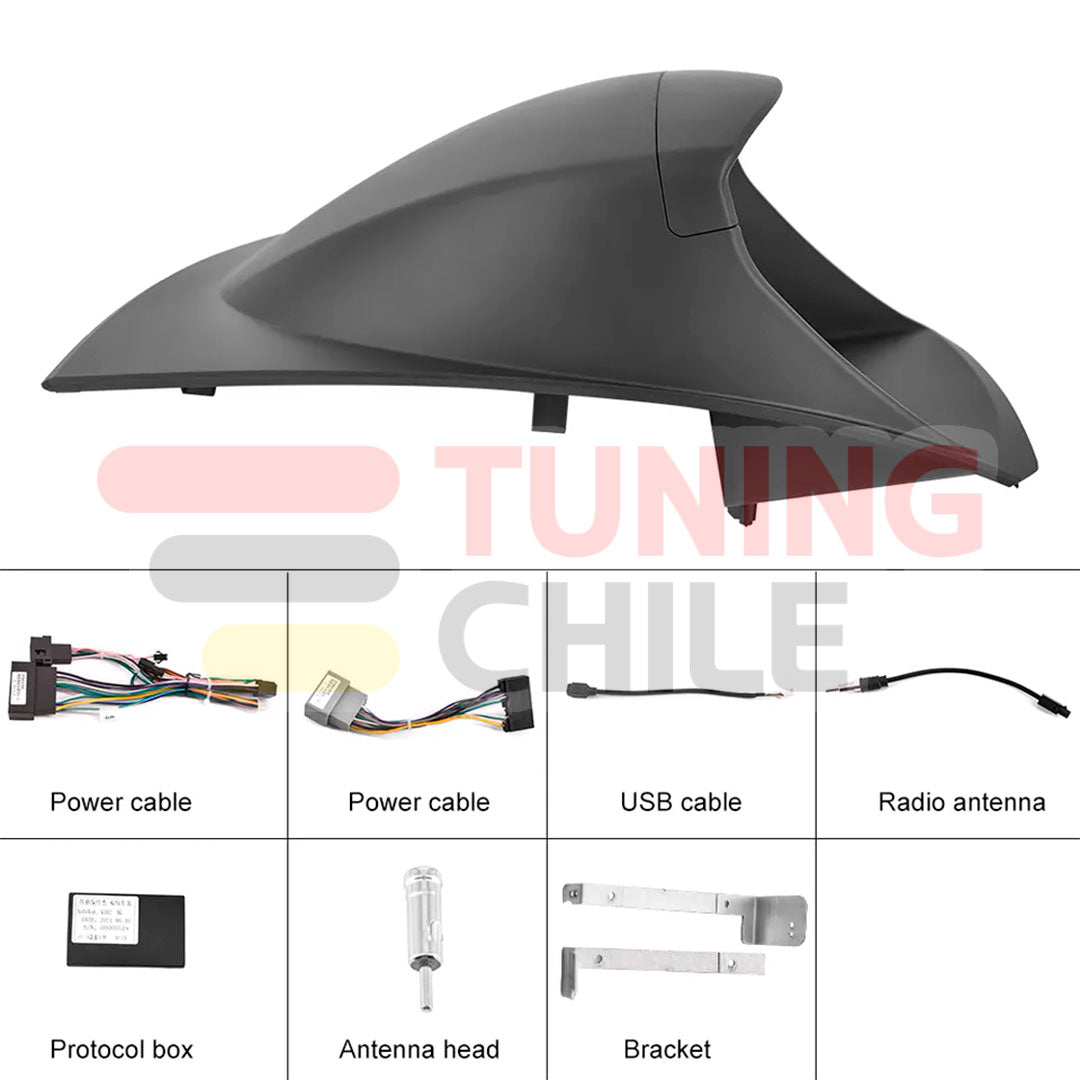 Bisel Radio 9 Ford Fiesta 2009-2014 + Ramal + Canbus