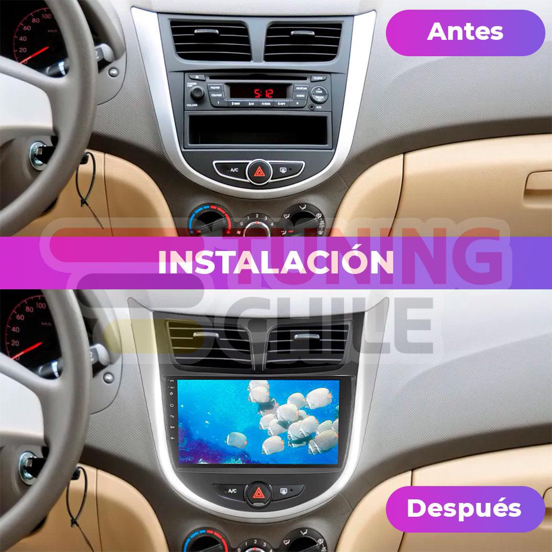 Bisel Adaptador Radio 9 Hyundai Accent 2010-2016 + Ramal