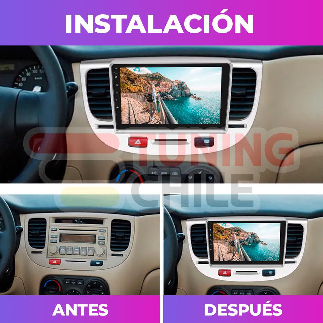 Bisel Adaptador Radio 9 Kia Rio 2007 + Ramal