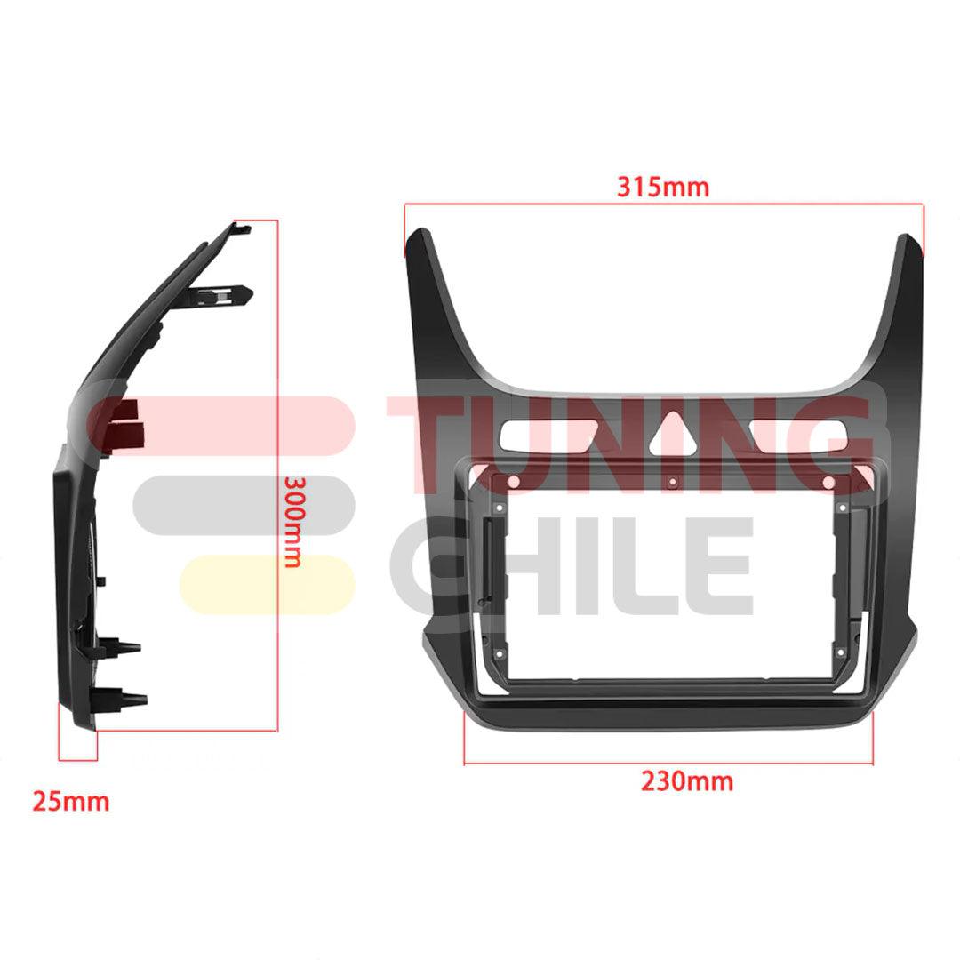 Bisel Radio 10 Chevrolet Cobalt 2016-2018 + Ramal + Canbus