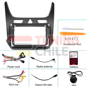 Bisel Radio 10 Chevrolet Cobalt 2016-2018 + Ramal + Canbus