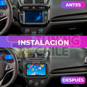 Bisel Radio 10 Chevrolet Cobalt 2016-2018 + Ramal + Canbus