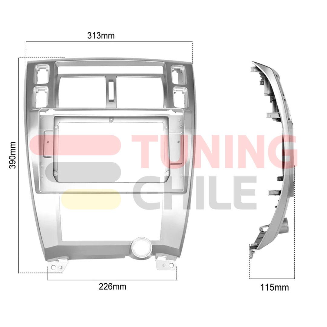 Bisel Adaptador Radio 10 Hyundai Tucson 2006-2013 + Ramal