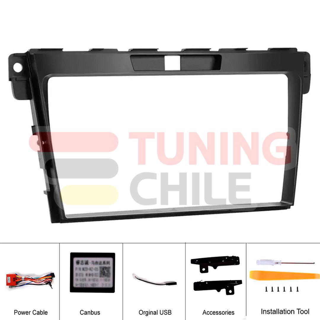 Bisel Adaptador Radio 9 MAZDA CX-7 2014 + Ramal + Canbus