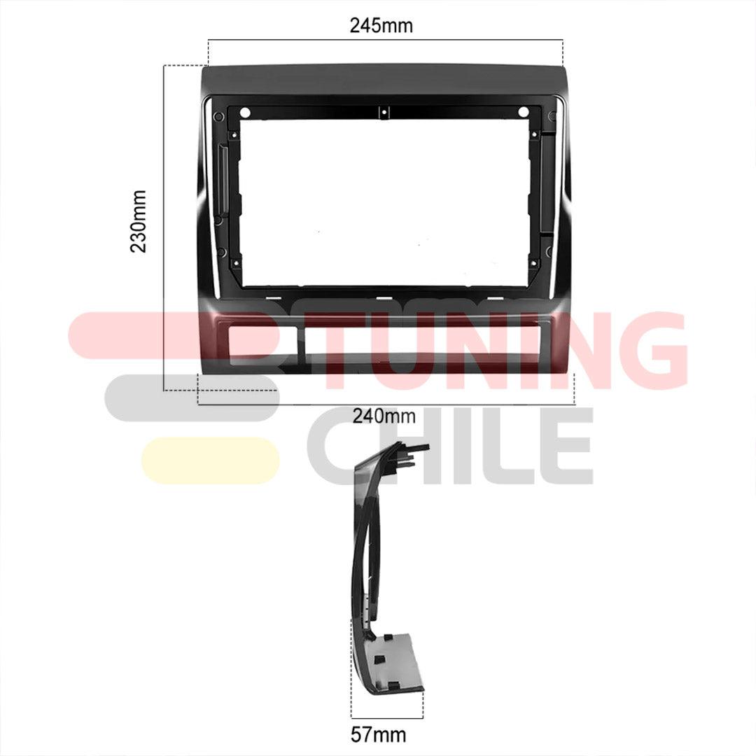 Bisel Radio 9 VW Polo / Bora / Jetta 13-17 + Ramal + Canbus