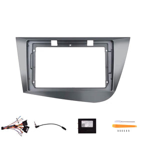 Bisel Adaptador Radio 9 Seat Leon 2005-2012 + Ramal +Canbus