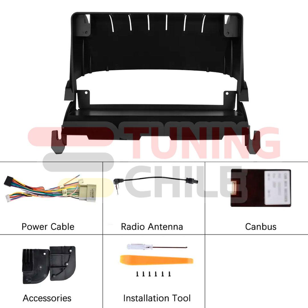 Bisel Adaptador Radio 9 Dodge Journey 09-12 + Ramal + Canbus