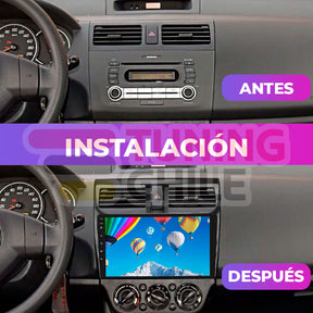 Bisel Adaptador Radio 9 Suzuki Celerio 2015-2017 + Ramal