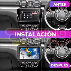 Bisel Adaptador Radio 9 Suzuki Swift 2017 + Ramal