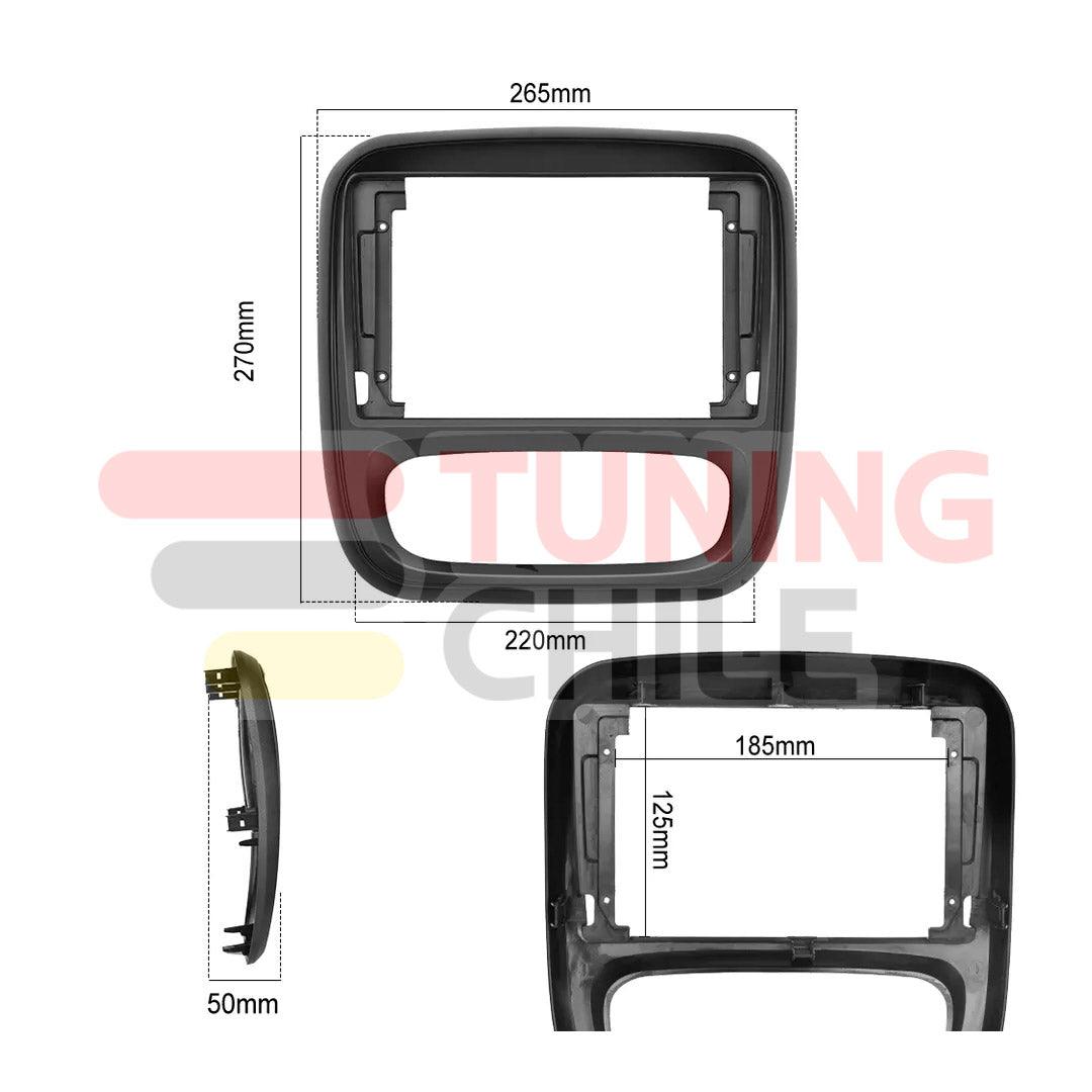 Bisel Radio 9 Opel Vivaro/Renault Trafic 15 + Ramal + Canbus