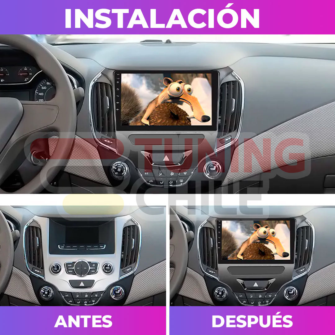 Bisel Radio 9 Chevrolet Cruze 2015 + Ramal + Canbus