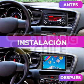 Bisel Adaptador Radio 9 Kia Optima 2011 + Ramal + Canbus