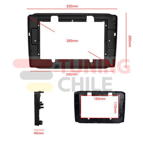 Bisel Radio 9 Skoda Fabia 2008-2014 + Ramal +Canbus