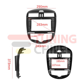 Bisel Adaptador Radio 10 Nissan TIIDA 2011-2015 + Ramal