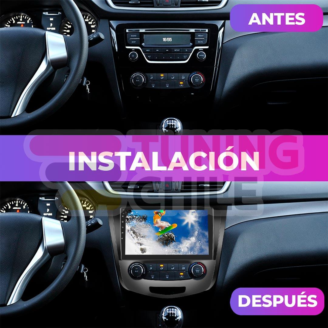 Bisel Adaptador Radio 10 Nissan Qashqai 2016 + Ramal + Canbus