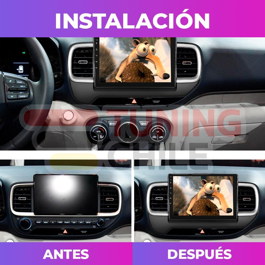 Bisel Adaptador Radio 9 Hyundai Venue 2019 + Ramal