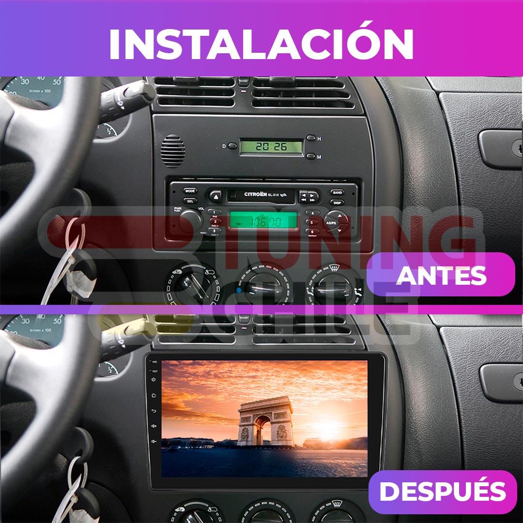 Bisel Adaptador Radio 9 Citroën C-Elysce  2004-2007  + Ramal