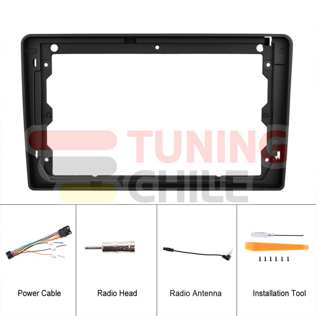 Bisel Adaptador Radio 9 Citroën C-Elysce  2004-2007  + Ramal