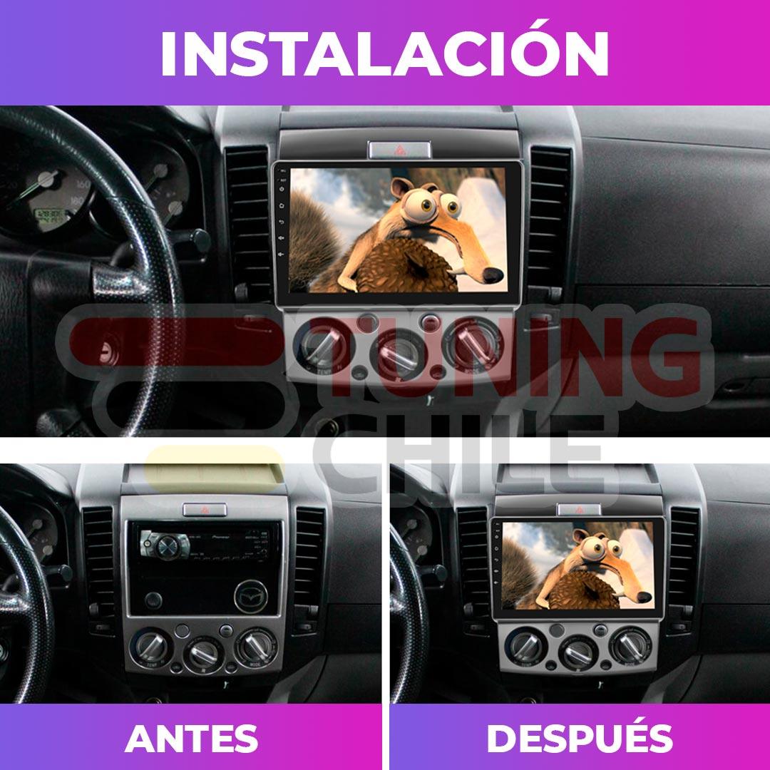 Bisel Adaptador Radio 9 Mazda BT50 2006-2010 + Ramal