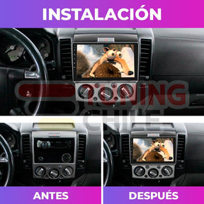 Bisel Adaptador Radio 9 Mazda BT50 2006-2010 + Ramal