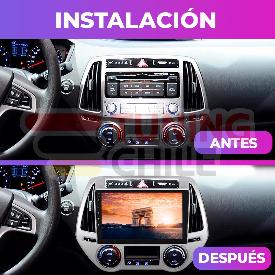 Bisel Adaptador Radio 9 Hyundai I20 2012-2014 + Ramal