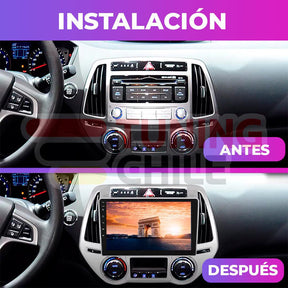 Bisel Adaptador Radio 9 Hyundai I20 2012-2014 + Ramal