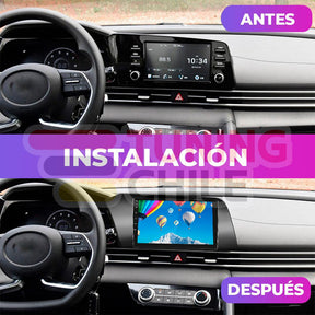 Bisel Adaptador Radio 9 Hyundai Elantra 2021 + Ramal