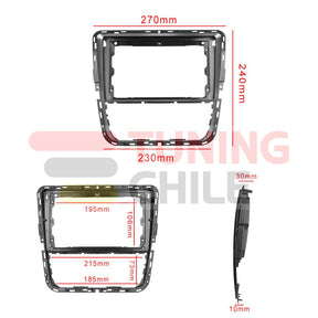 Bisel Radio 9 Volkswagen Passat 2011-2015 + Ramal + Canbus