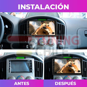 Bisel Adaptador Radio 9 Hyundai H1 2009-2014 + Ramal