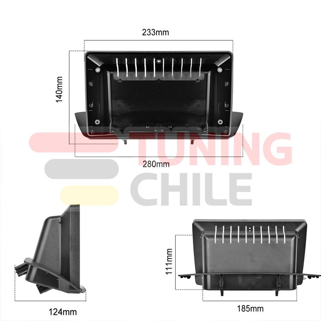 Bisel Radio 9 Mazda BT50 2012-2017 + Ramal + Canbus