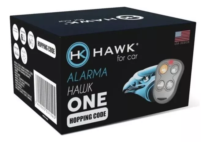 Alarma Auto Hawk One Código Variable + Corta Corriente
