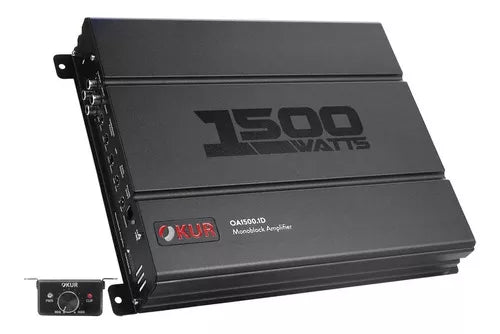 Amplificador Okur Oa1500.1d 1 Canal Clase D 1500w 1 Ohm