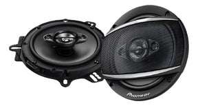 Parlante Pioneer TS-A1687S para Auto/Camioneta - Cuadraxial 4Ω 165mm x 165mm x 6.5" - 2 Unidades