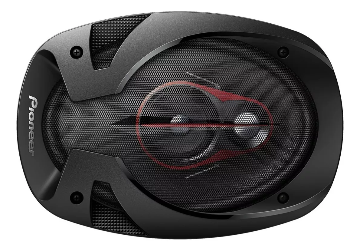 Parlantes Pioneer TS-R6951S 400 Watts 6x9 3 Vías Ovalados - Color Negro