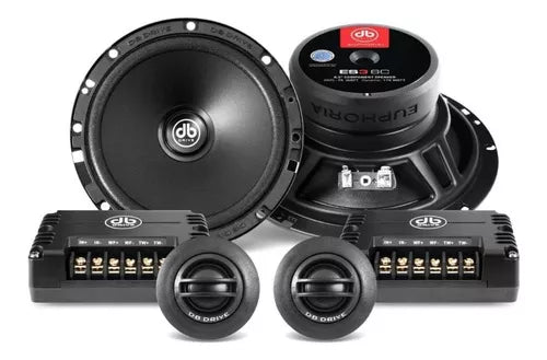 Set De Componentes Db Drive Euphoria Es3 6c 6.5 PLG 175w / 75w Color Negro