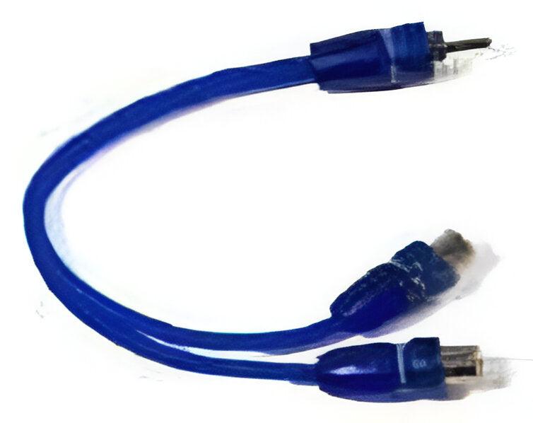 CABLE RCA Y 2F 1M