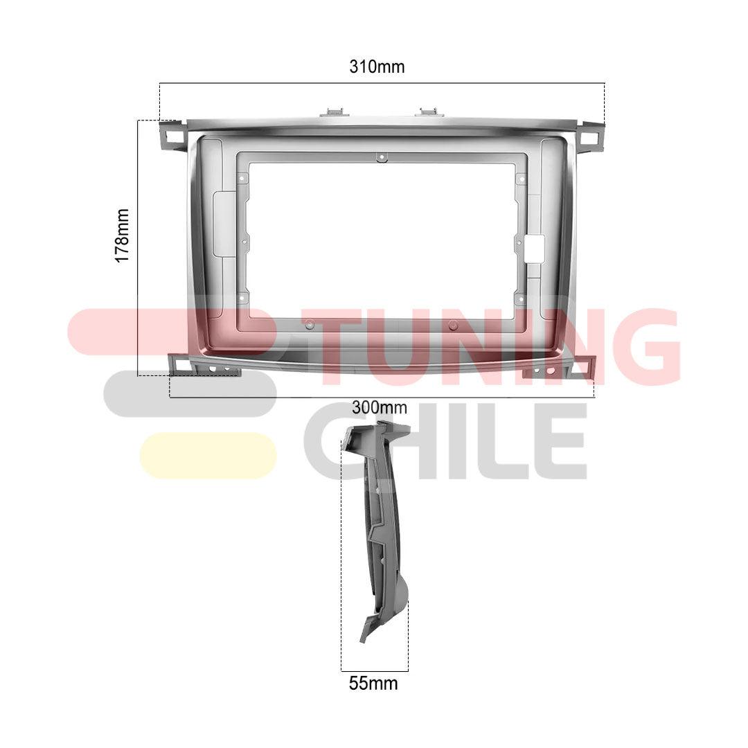 Bisel Radio 10 Toyota Land Cruiser 03-06 + Ramal + Canbus