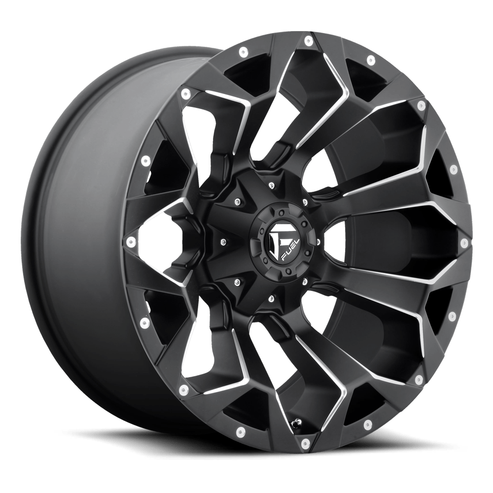 Llanta Fuel Assault D546 Matte Black Milled Aro 18x9 5x150 5x5.5