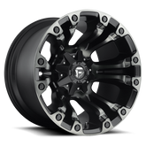 Llanta Fuel Offroad Vapor D569 Matte Black Machined Aro 20x10 6x5.5 6x135