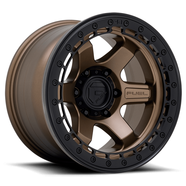 Llanta Fuel Rebel D124 Matte Bronze Aro 17x9 6x5.5