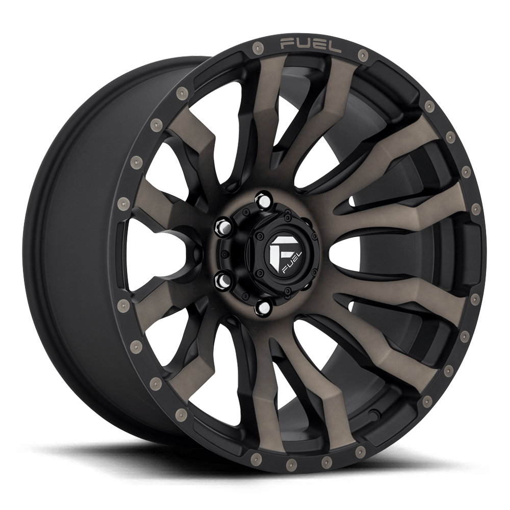 Llanta Fuel Offroad Blitz D674 Matte Black Machined Aro 20x10 6x135