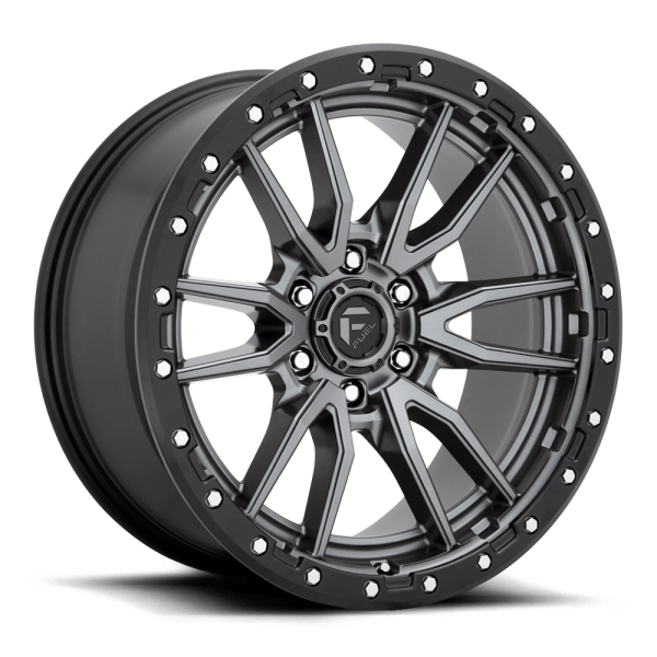 Llanta Fuel Offroad Rebel D680 Matte Gun Metal Aro 20x9 6x135