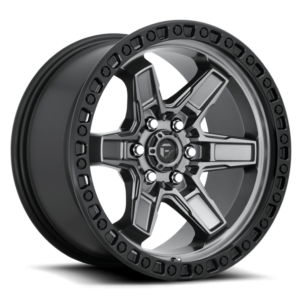 Llanta Fuel Offroad Kicker D698 Matte Gun Metal Aro 17x9 5x5