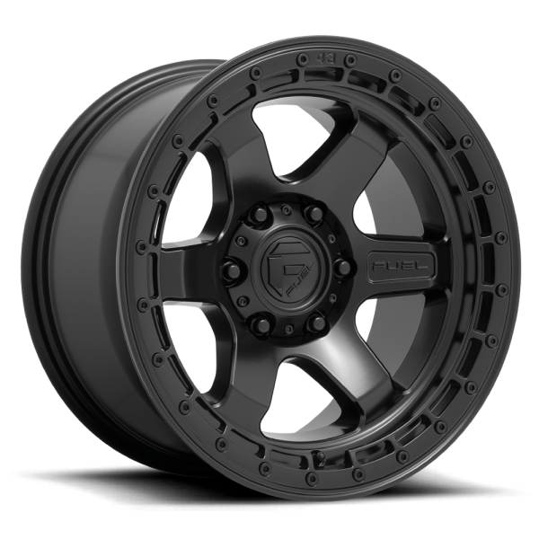 Llanta Fuel Rebel D750 Matte Black Aro 17x9 6x5.5 6x139.7