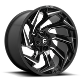 Llanta Fuel Reaction D753 Gloss Black Milled Aro 20x9 6x5.5 6x135