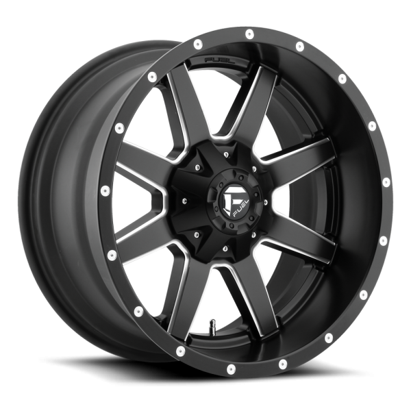 Llanta Fuel Maverick D538 Matte Black Milled Aro 17x9 6x139.7 6x135