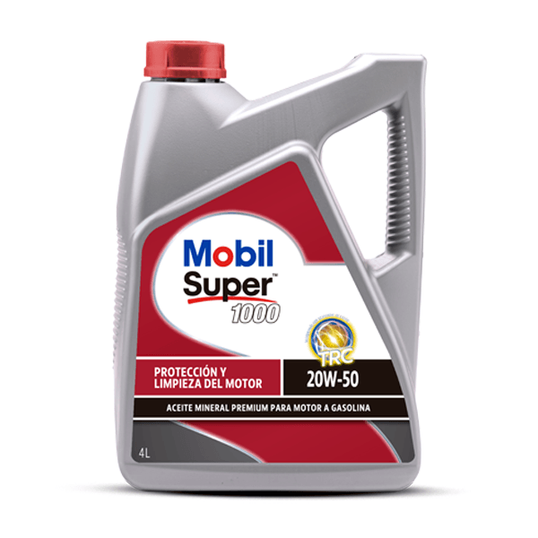 Aceite lubricante  Mobil Super 1000 20w-50  API SM, SL,SJ  4L  4  unidad