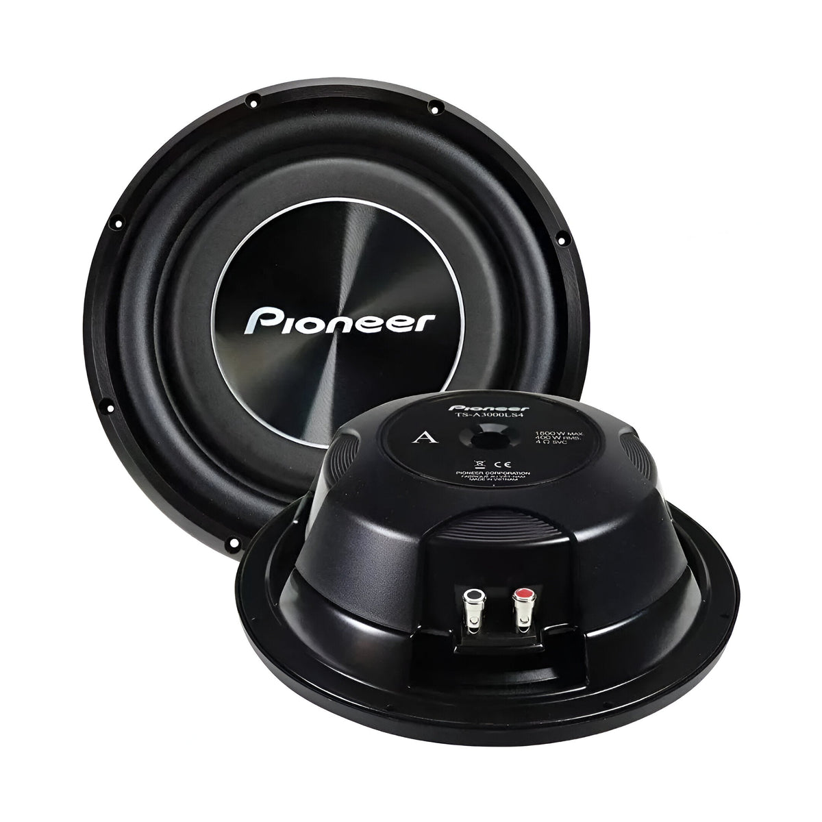 Subwoofer Plano Pioneer TS-A3000LS4 12 Pulgadas 1500W / 400RMS - 4 Ohms Bobina Simple